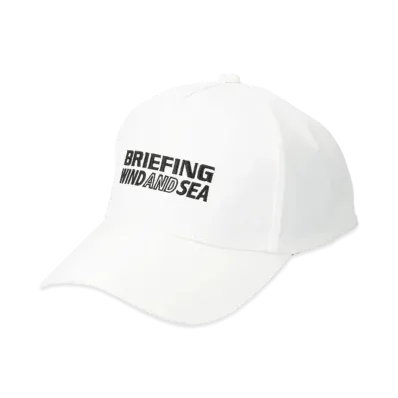 WIND AND SEA x BRIEFING Front Pannel Cap WDS "White"