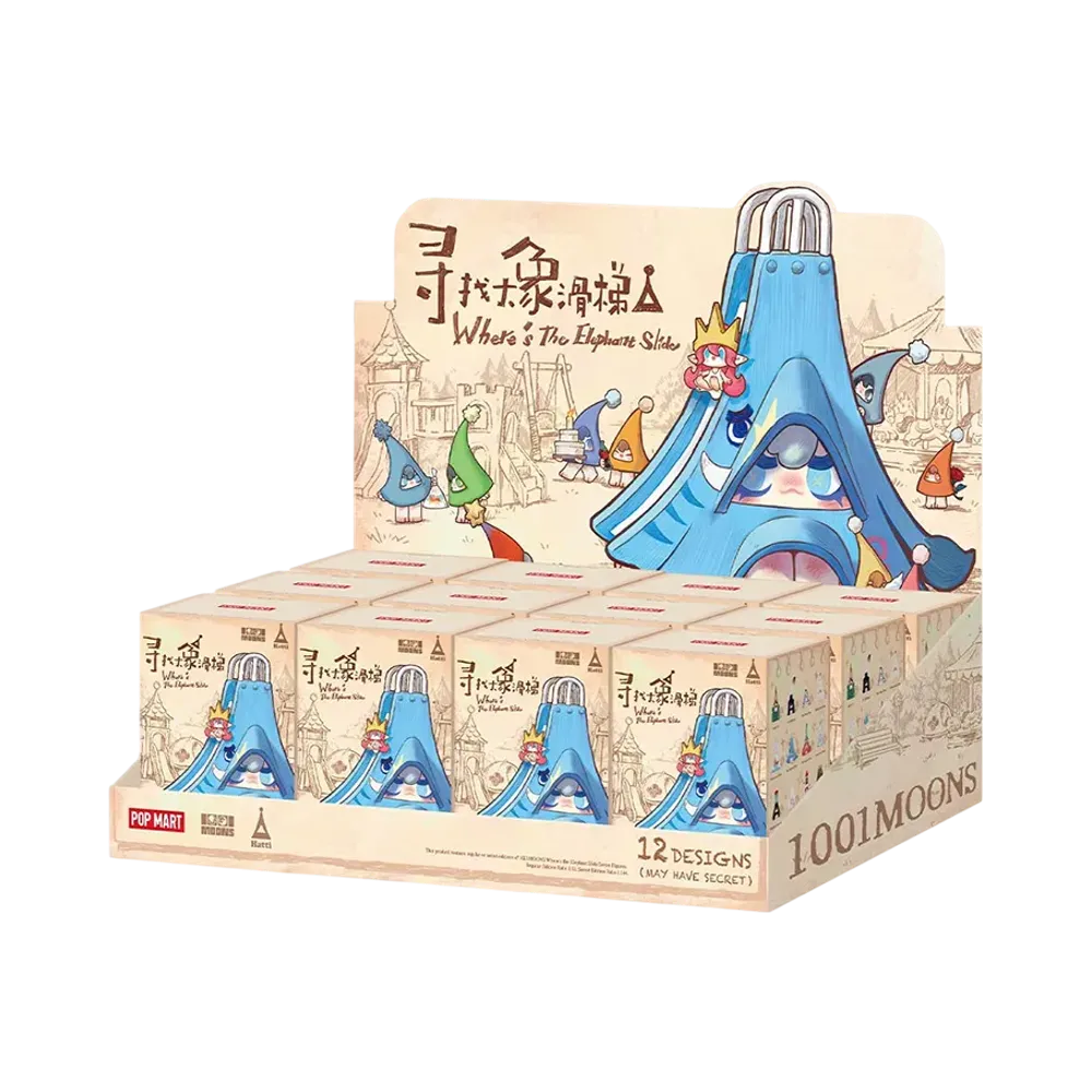 POP MART 1001MOONS Where's the Elephant Slide Series Figures [Assortment Box]