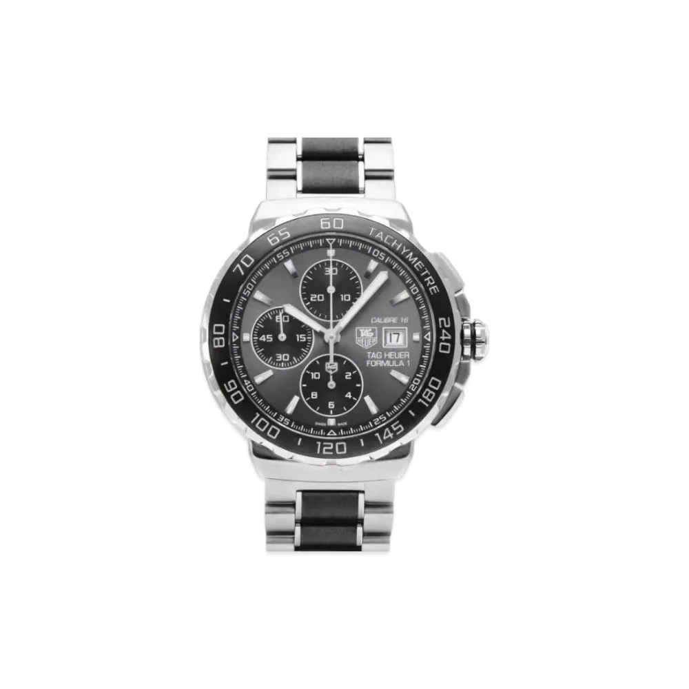 TAG Heuer Formula 1 Caliber 16 Chronograph "Gray/Black/Stainless Steel/Silver"