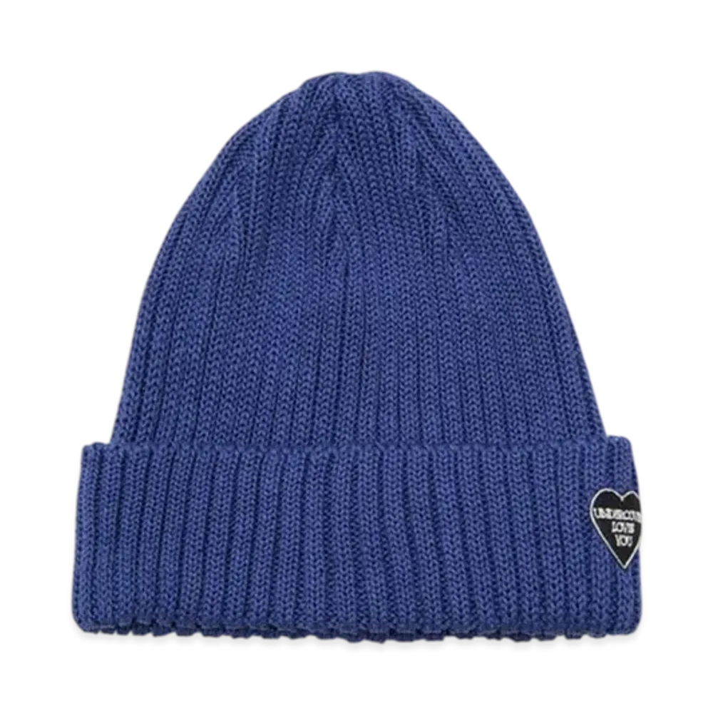 UNDERCOVER Linen Polyester Knit Cap "Blue"