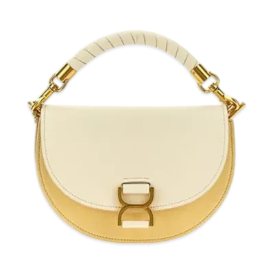 Chloe Marcie Chain Flap Bag "Misty Ivory"