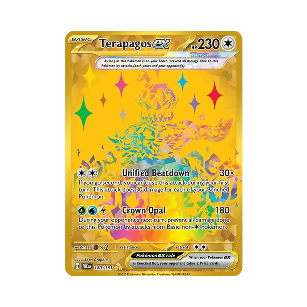 テラパゴスex HR [PRE EN 180/131]【英語版】(スカーレット&バイオレット「プリズマティックエボリューションズ」)