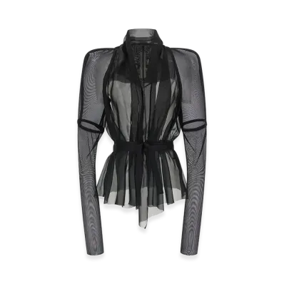 Rick Owens Women's Combo Metro' Jacket "Black"