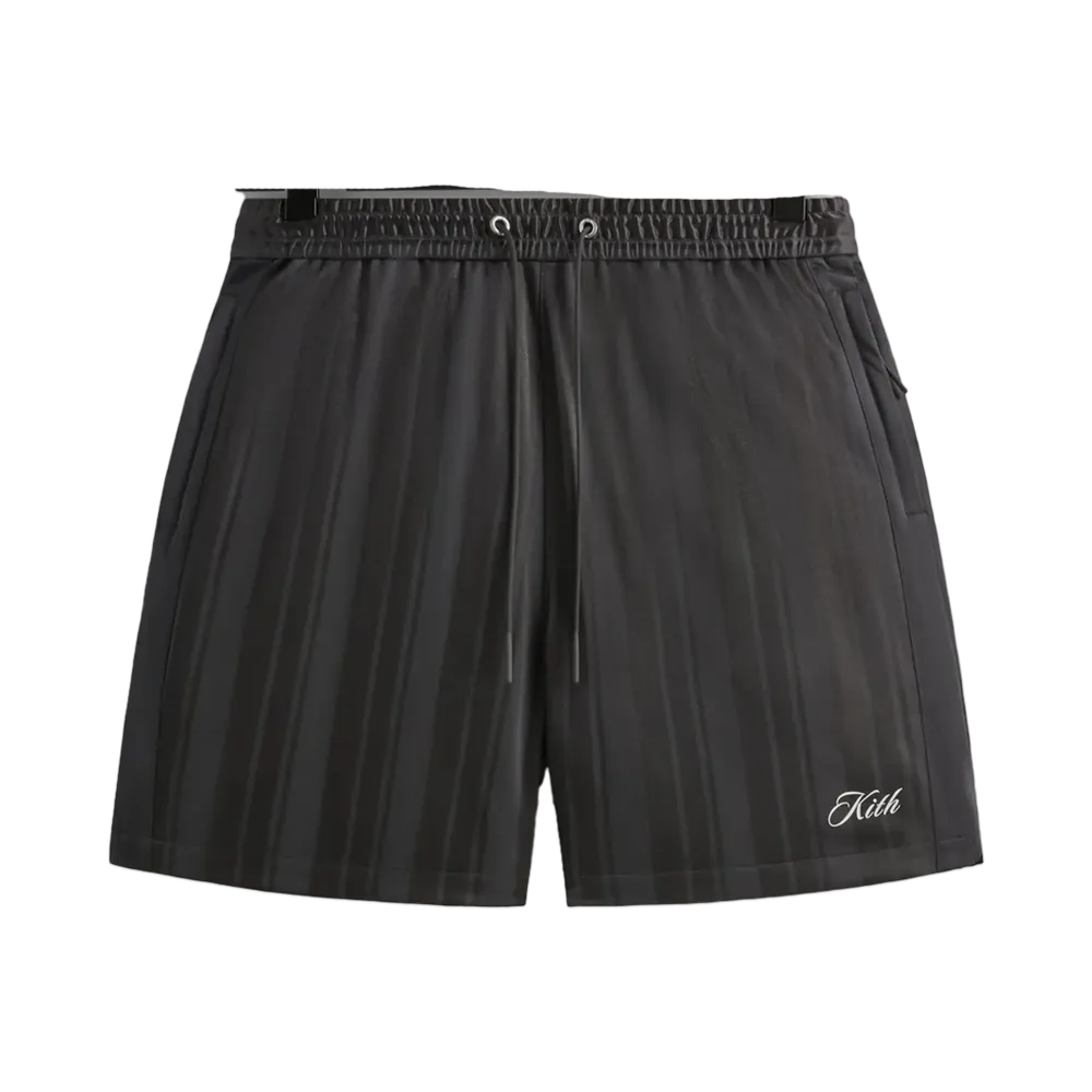 Kith Pinstripe Tricot Active Short "Carbon"