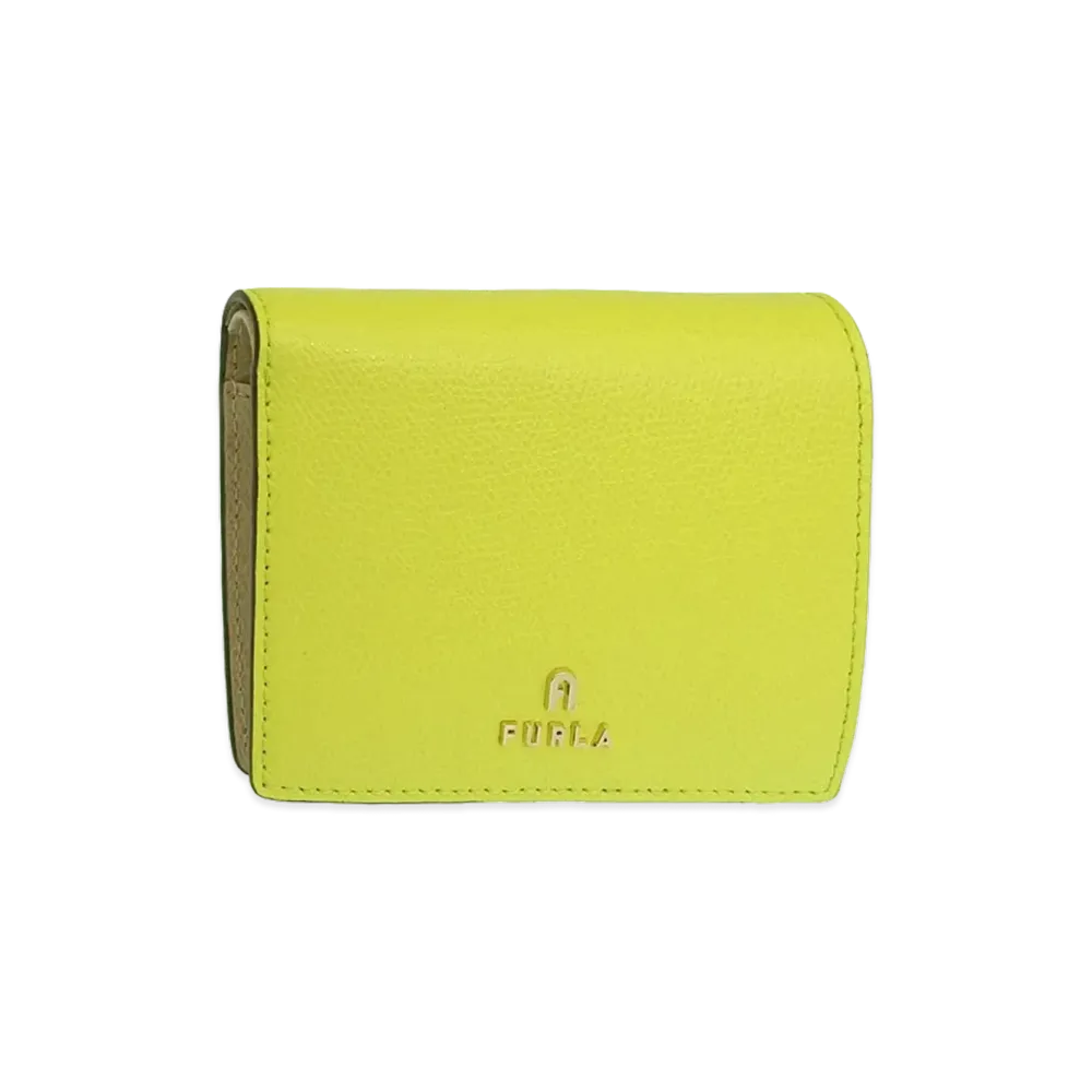 FURLA Camelia Compact S Wallet Bifold "Yellow"