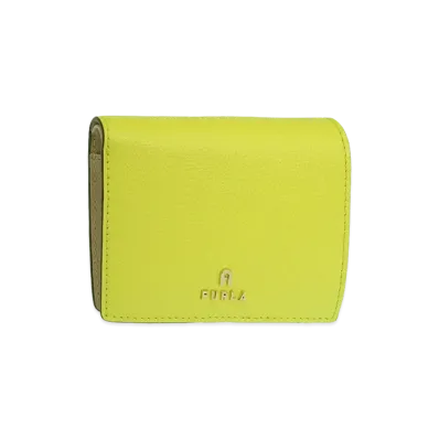 FURLA Camelia Compact S Wallet Bifold "Yellow"