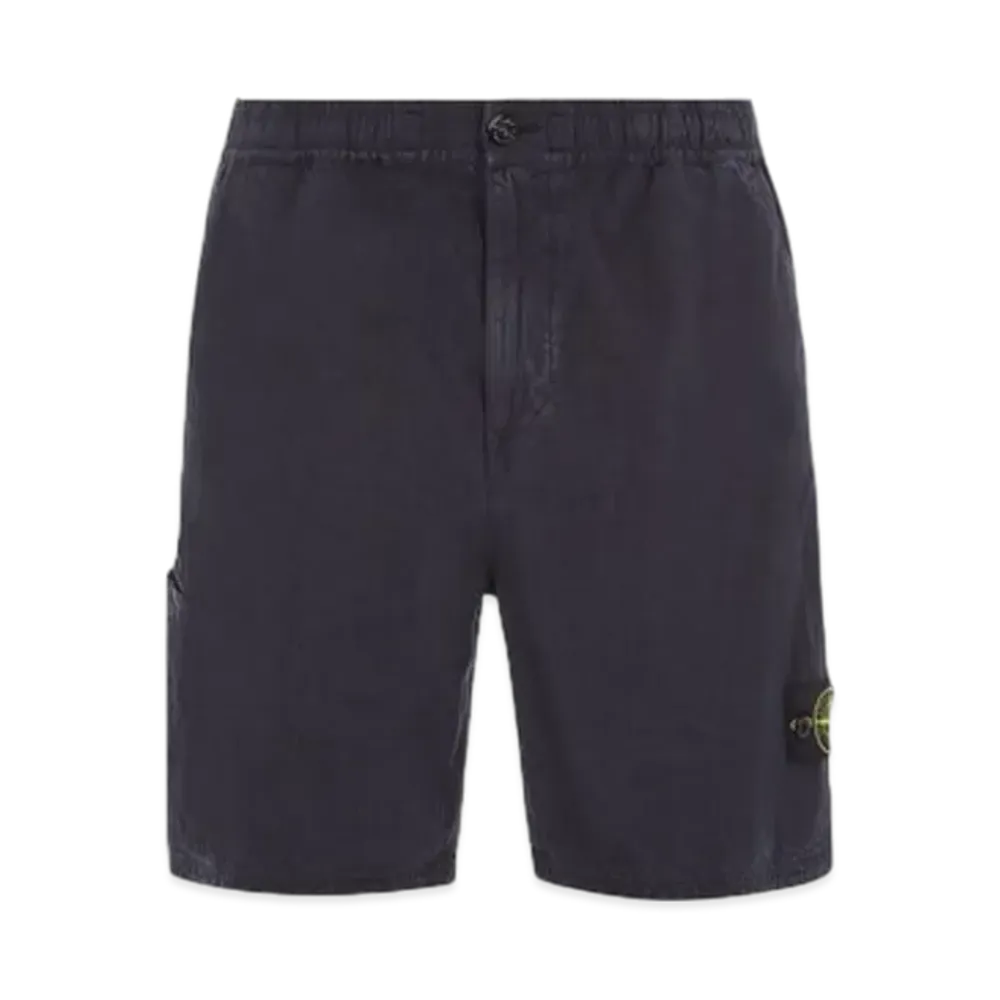 Stone Island L0530 Lino Nylon Tela-TC Comfort Fit Bermuda Shorts - 24SS "Blue"