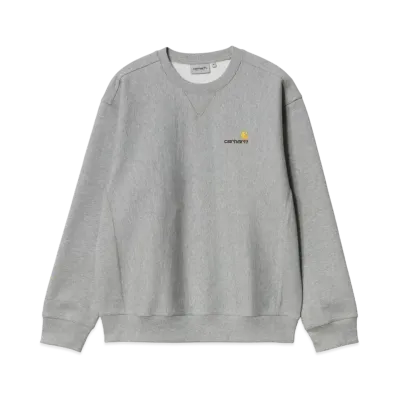 Carhartt American Script Sweatshirt "Grey Heather"