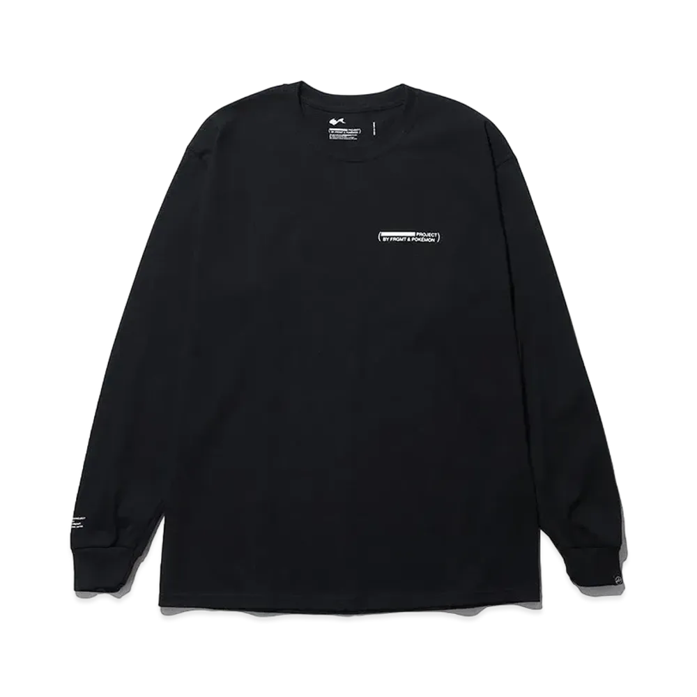 FRAGMENT x POKEMON THUNDERBOLT PROJECT PRINT L/S TEE "Black"
