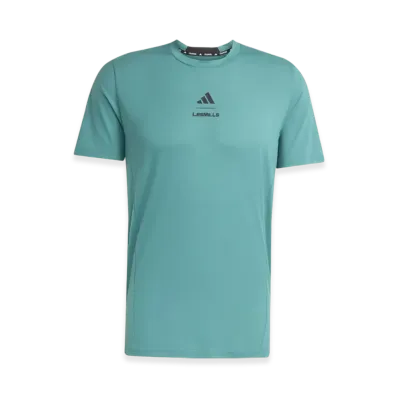 adidas Les Mills Graphic Short-Sleeve T-Shirt "Preloved Teal"