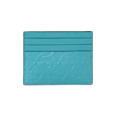 Salvatore Ferragamo Card Case "Tyrone Turquoise/Black"
