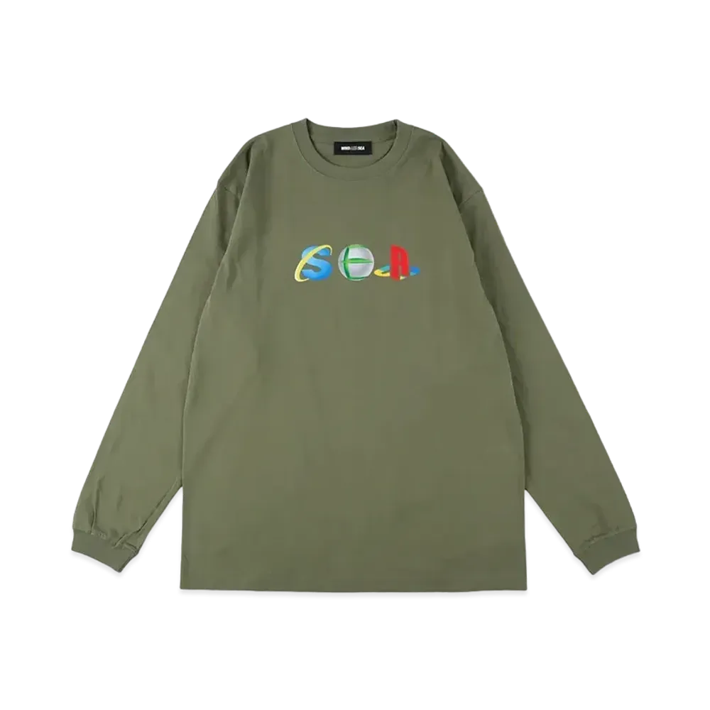 WIND AND SEA Networking L/S Tee "Olive"