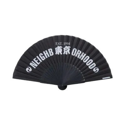 NEIGHBORHOOD Folding Fan "Black"