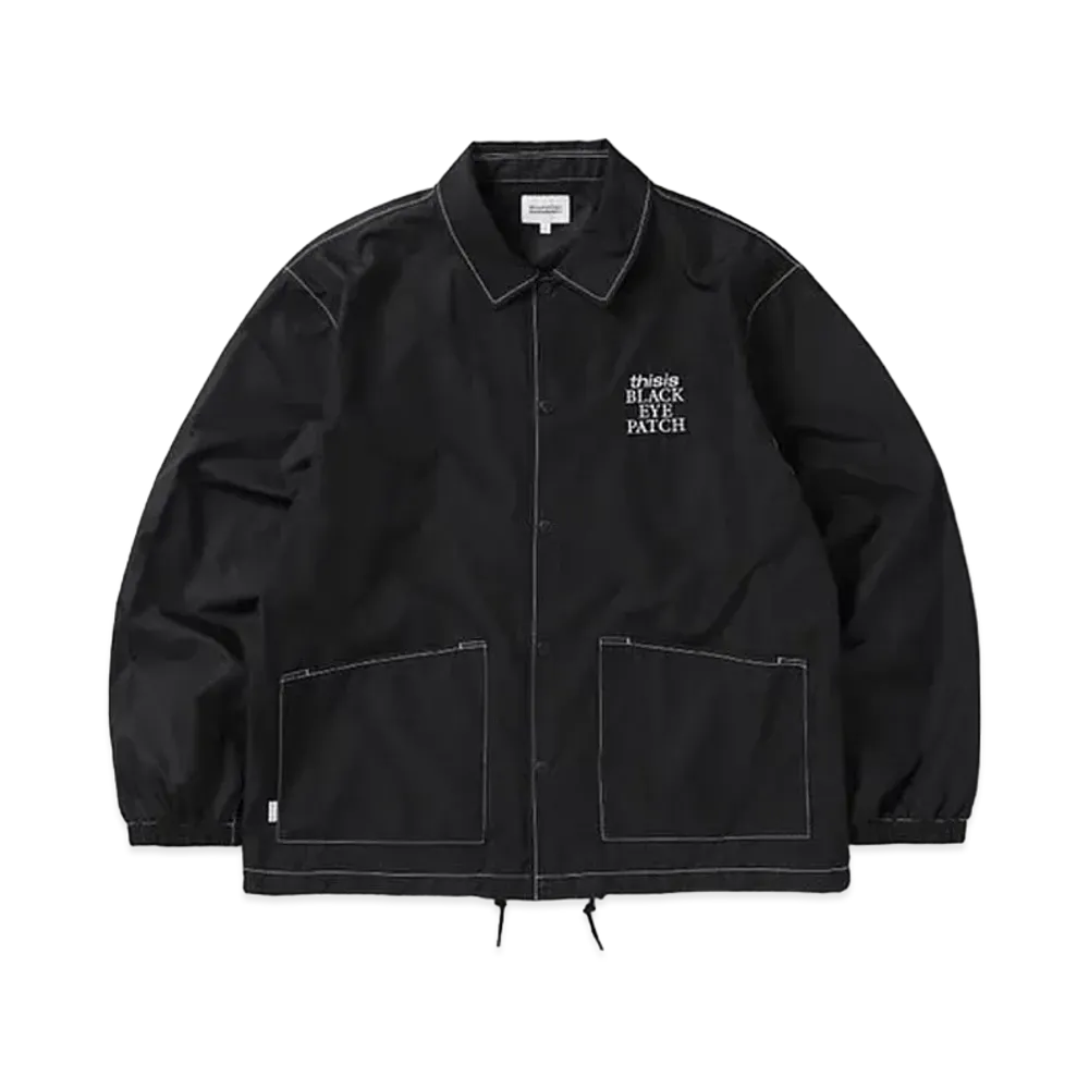 BlackEyePatch x thisisneverthat Coach Jacket "Black"