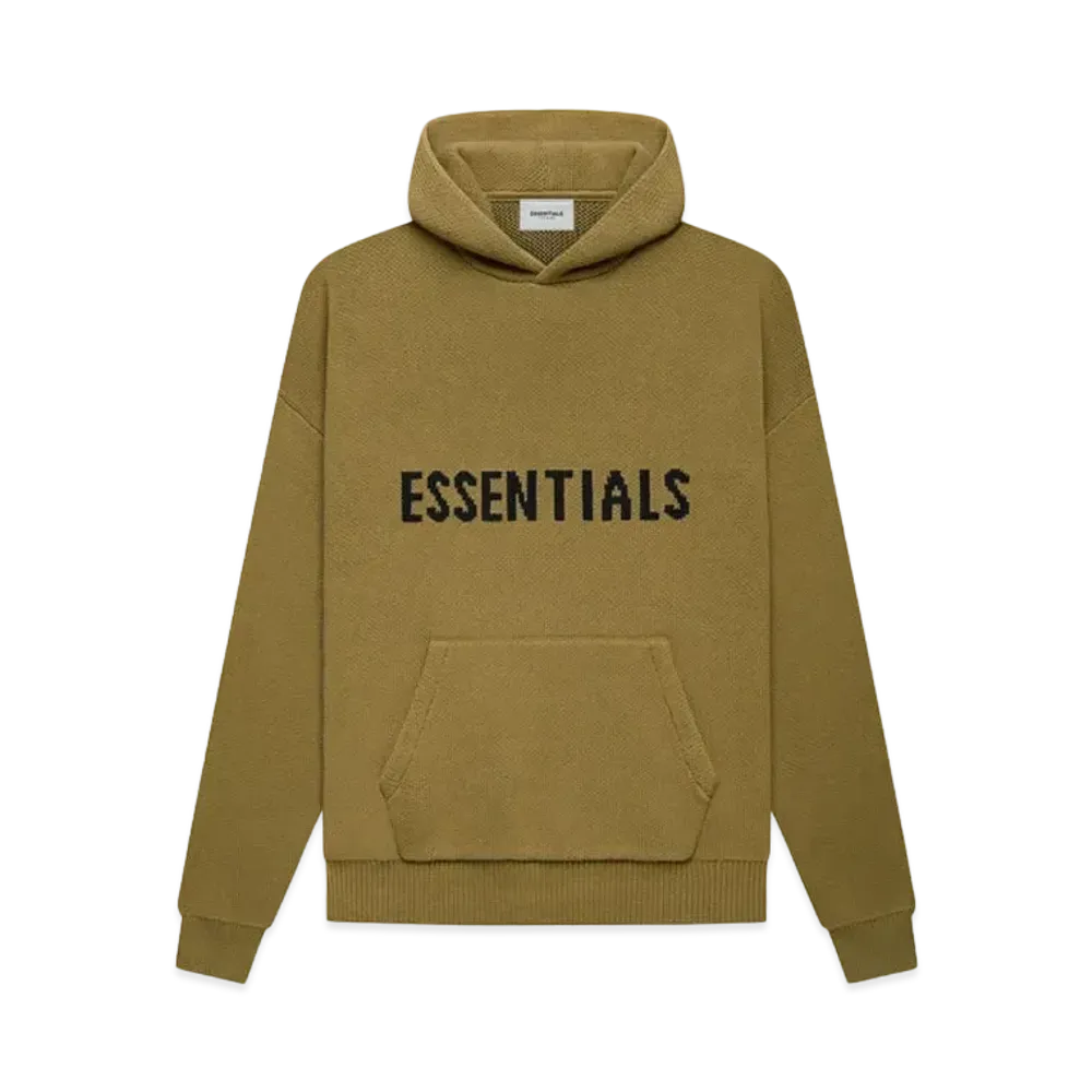 FEAR OF GOD ESSENTIALS KNIT PULLOVER "Amber"