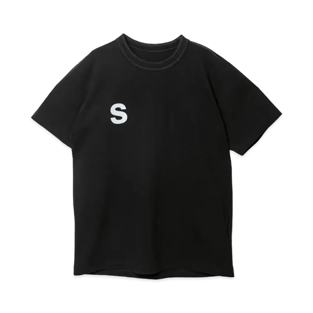 sacai T-Shirts "Black Grey"