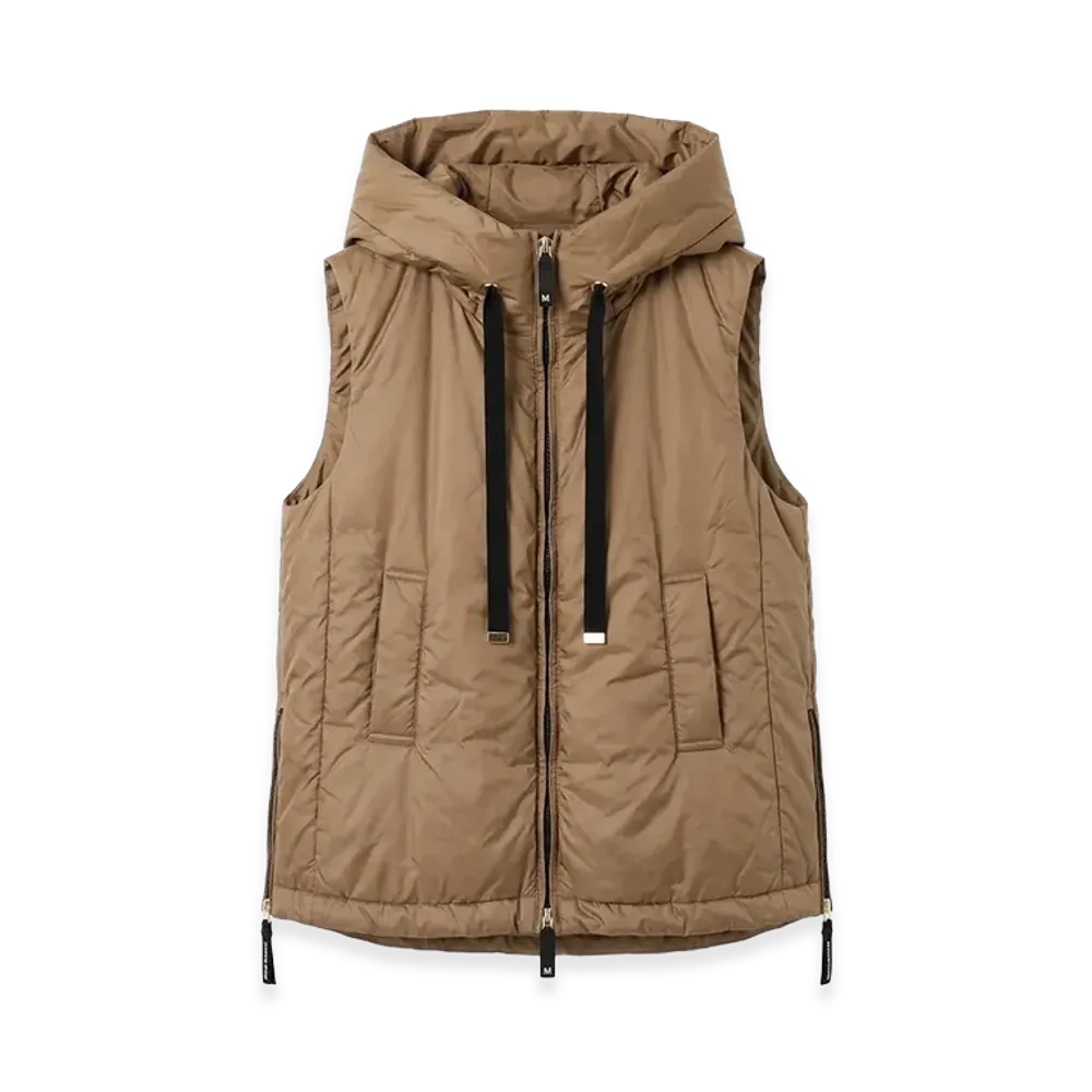 Max Mara the Cube Women's The Cube Greengo Short Gilet "Camel"