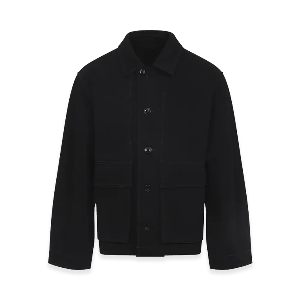 LEMAIRE 'Boxy' Jacket "Black"