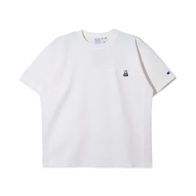 X-Girl x Champion Reverse Weave R Pigment Dyed Pocket S/S Tee "White"