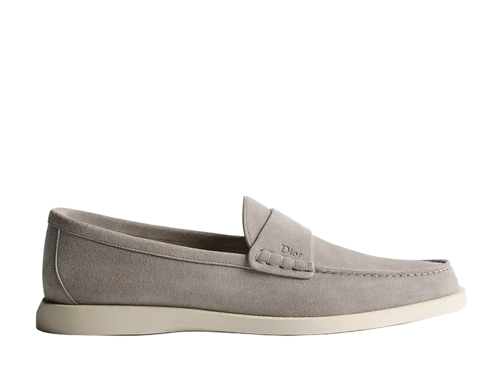 Dior Granville Loafer Suede Calfskin "Gray"