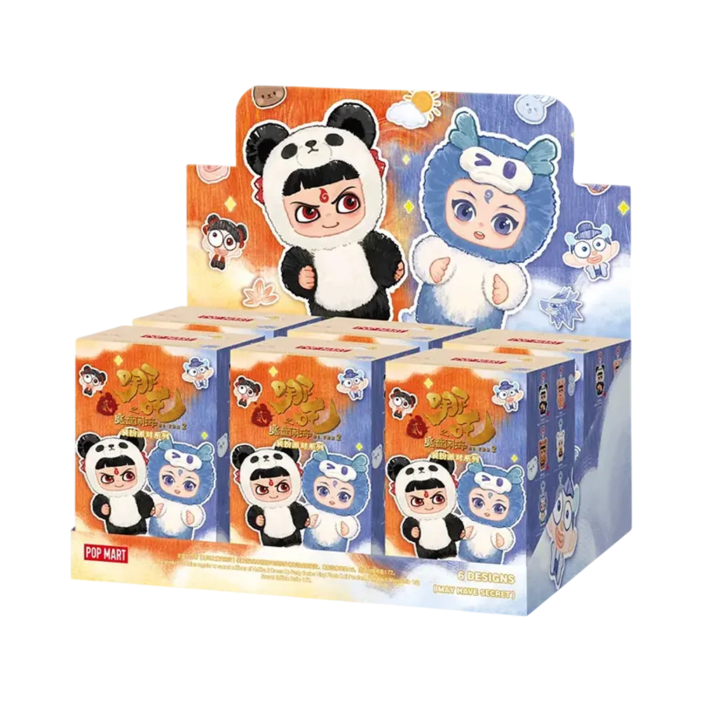 POP MART NeZha 2 Dress Up Party Series Vinyl Plush Doll Pendant [Assortment Box]