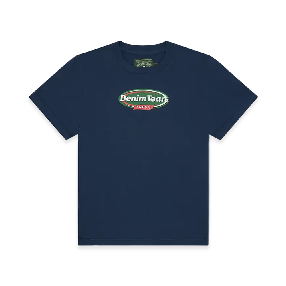 DENIM TEARS Supermarket Tee "Navy"