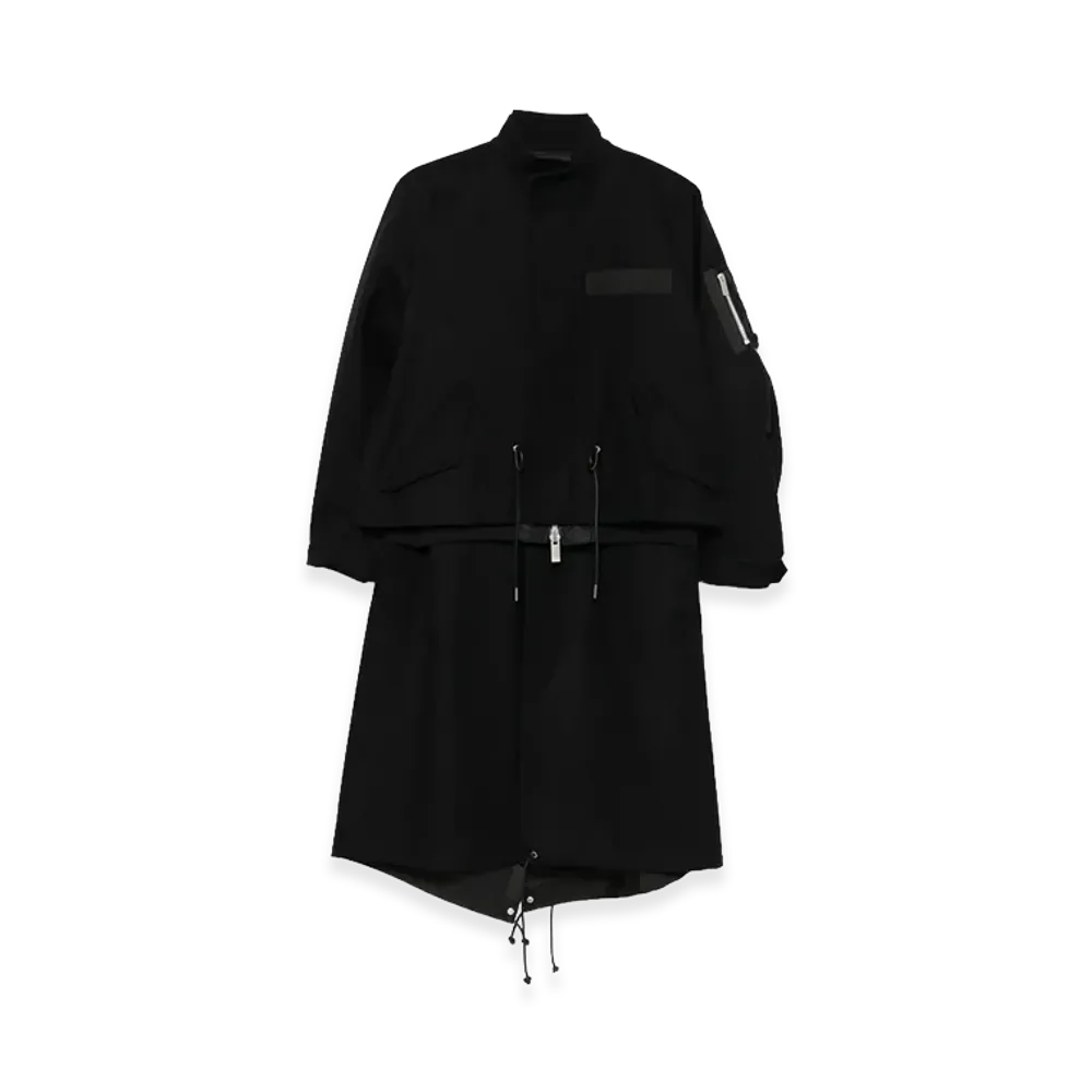 sacai Women's Coat "Black"
