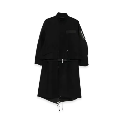 sacai Women's Coat "Black"