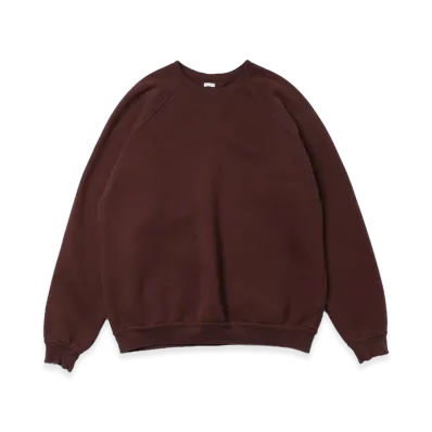 A.PRESSE Vintage Double V Sweatshirt "Burgundy"