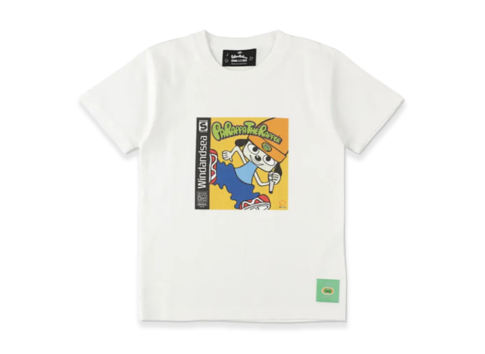 WIND AND SEA x Parappa The Rapper Kids Parappa Cover Tee "White"