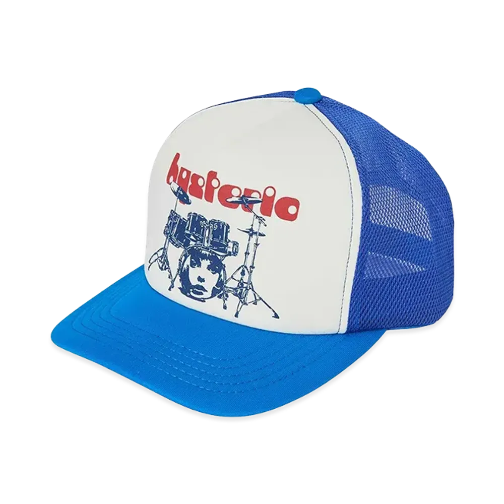 HYSTERIC GLAMOUR DRUM KIT Mesh Cap "Blue"