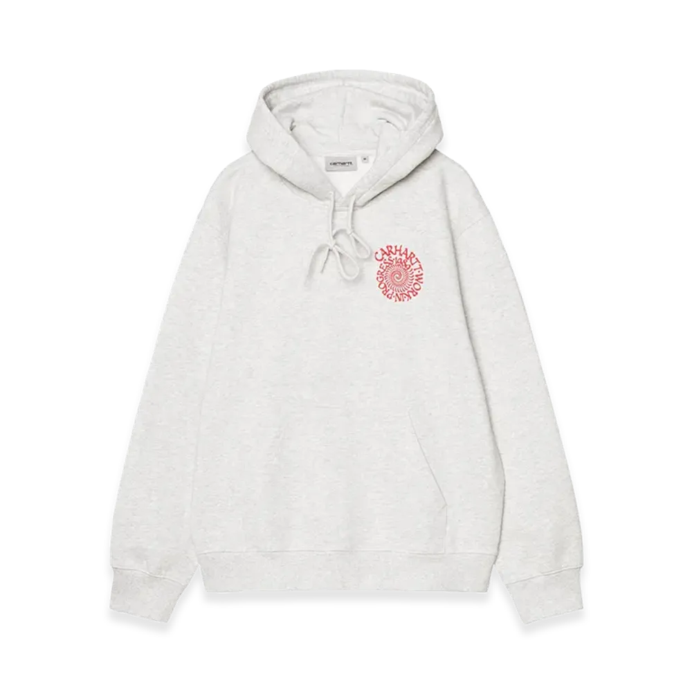 Carhartt WIP Hooded Spiral Sweat "Ash Heather"