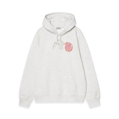 Carhartt WIP Hooded Spiral Sweat "Ash Heather"