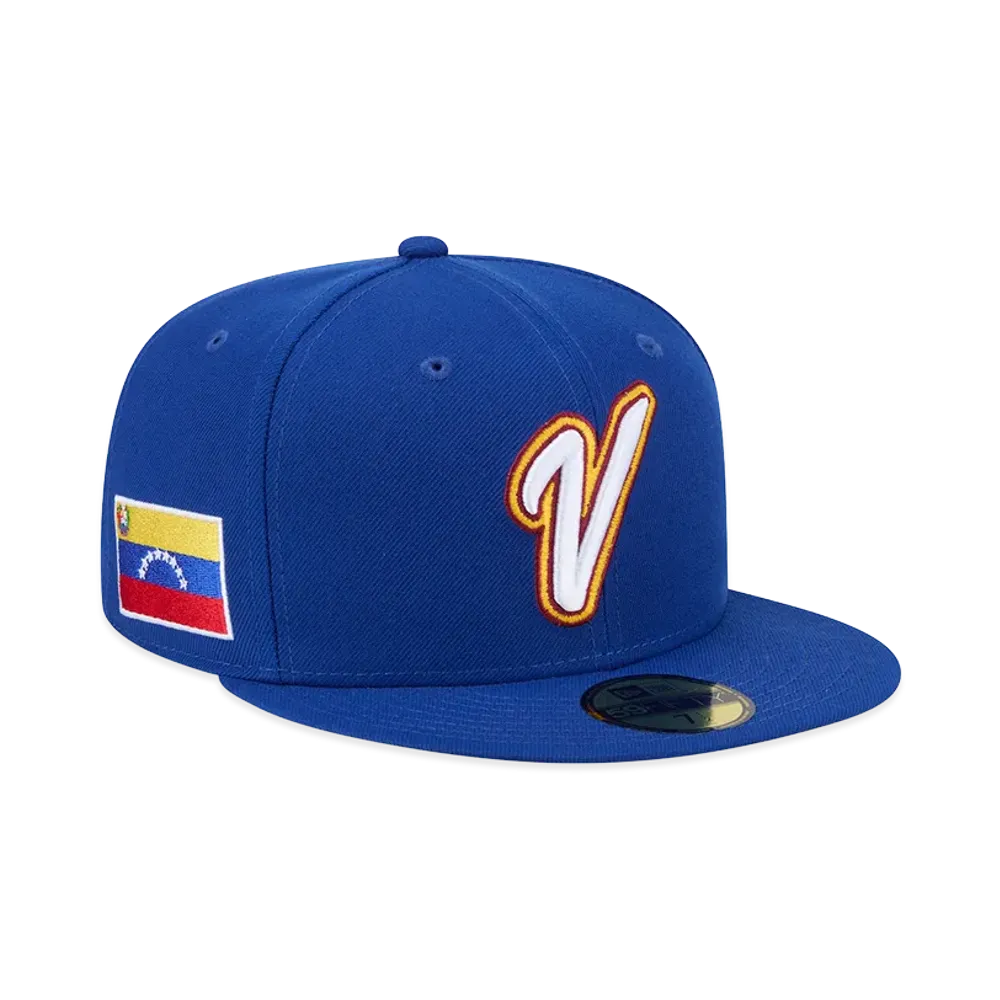 NEW ERA Venezuela Baseball 2026WBC World Baseball Classic 59Fifty Fitted Hat "Royal"