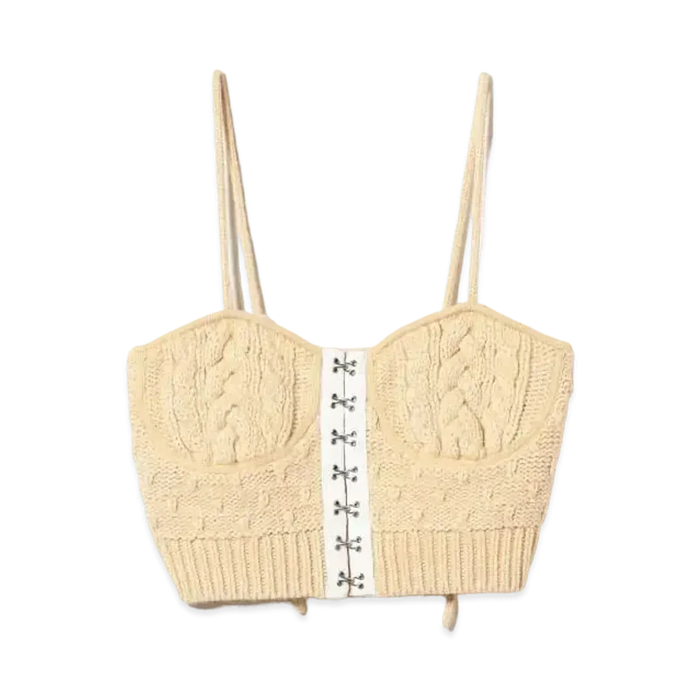 BEAMS COUTURE LINGERIE Cable Corset "Ecru"