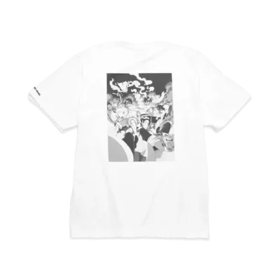 GOD SELECTION XXX ONEPIECE T-SHIRT GX-S21-OPST-04 Luffy1&Ace "White"