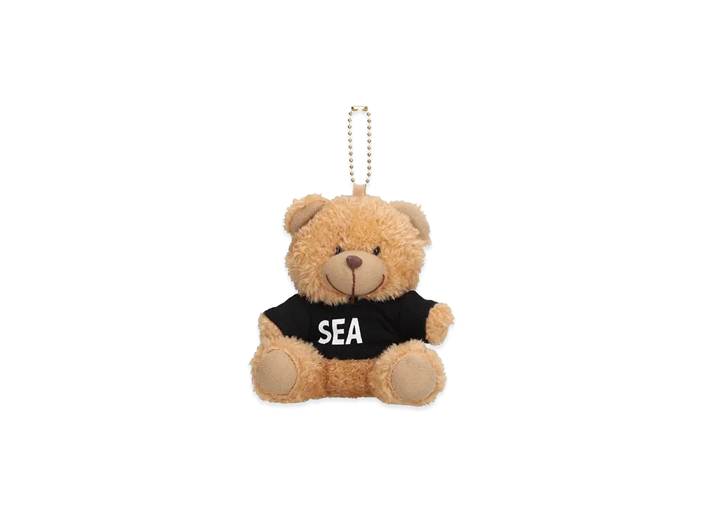 WIND AND SEA Teddy Bear Key Ring "Black"