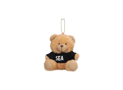 WIND AND SEA Teddy Bear Key Ring "Black"