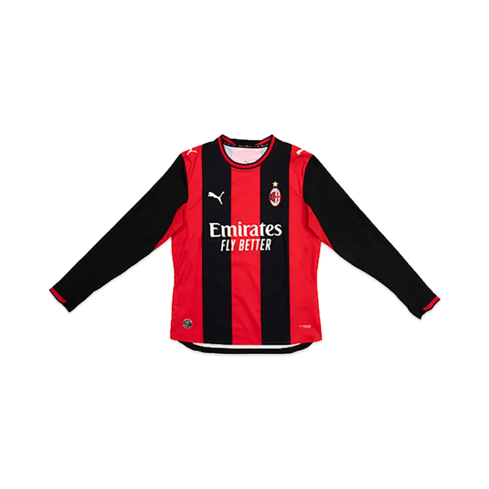 PUMA 26-27 AC Milan Home Authentic L/S Jersey "Puma Black"