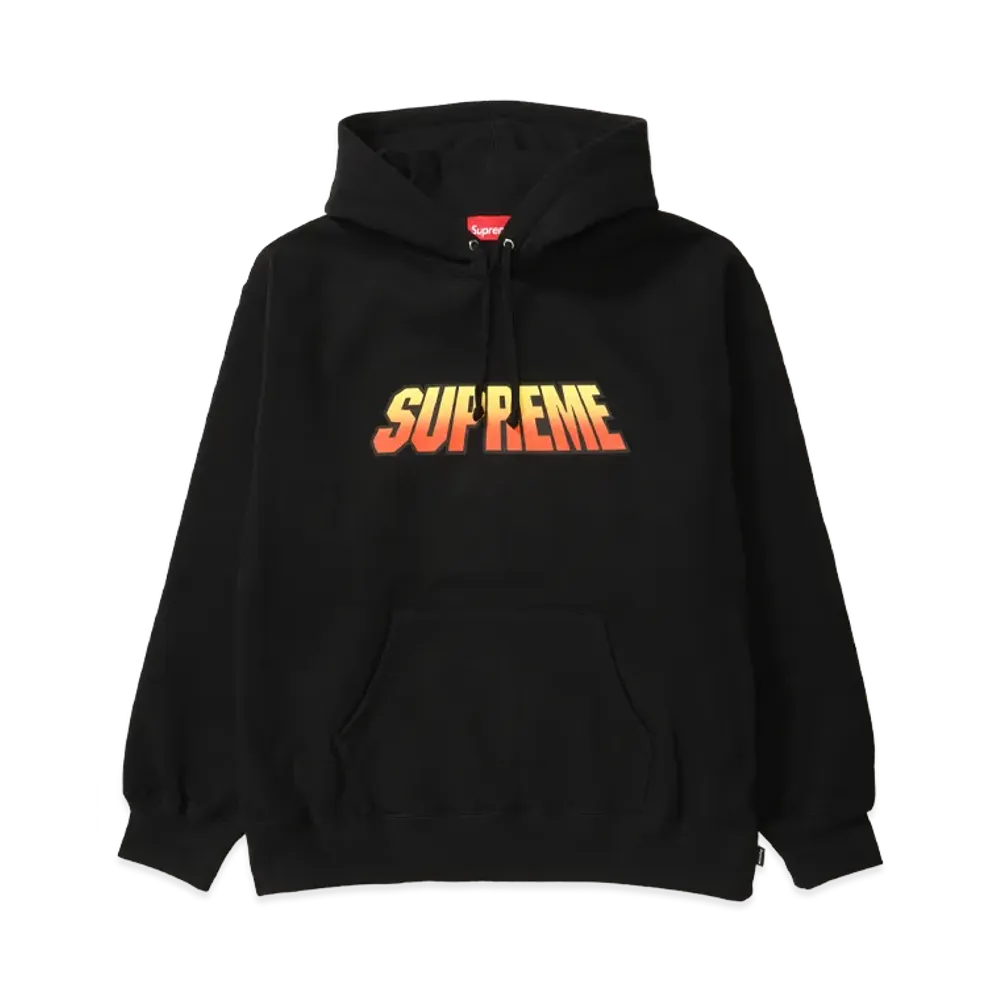 Supreme Gradient Hooded Sweatshirt "Black"