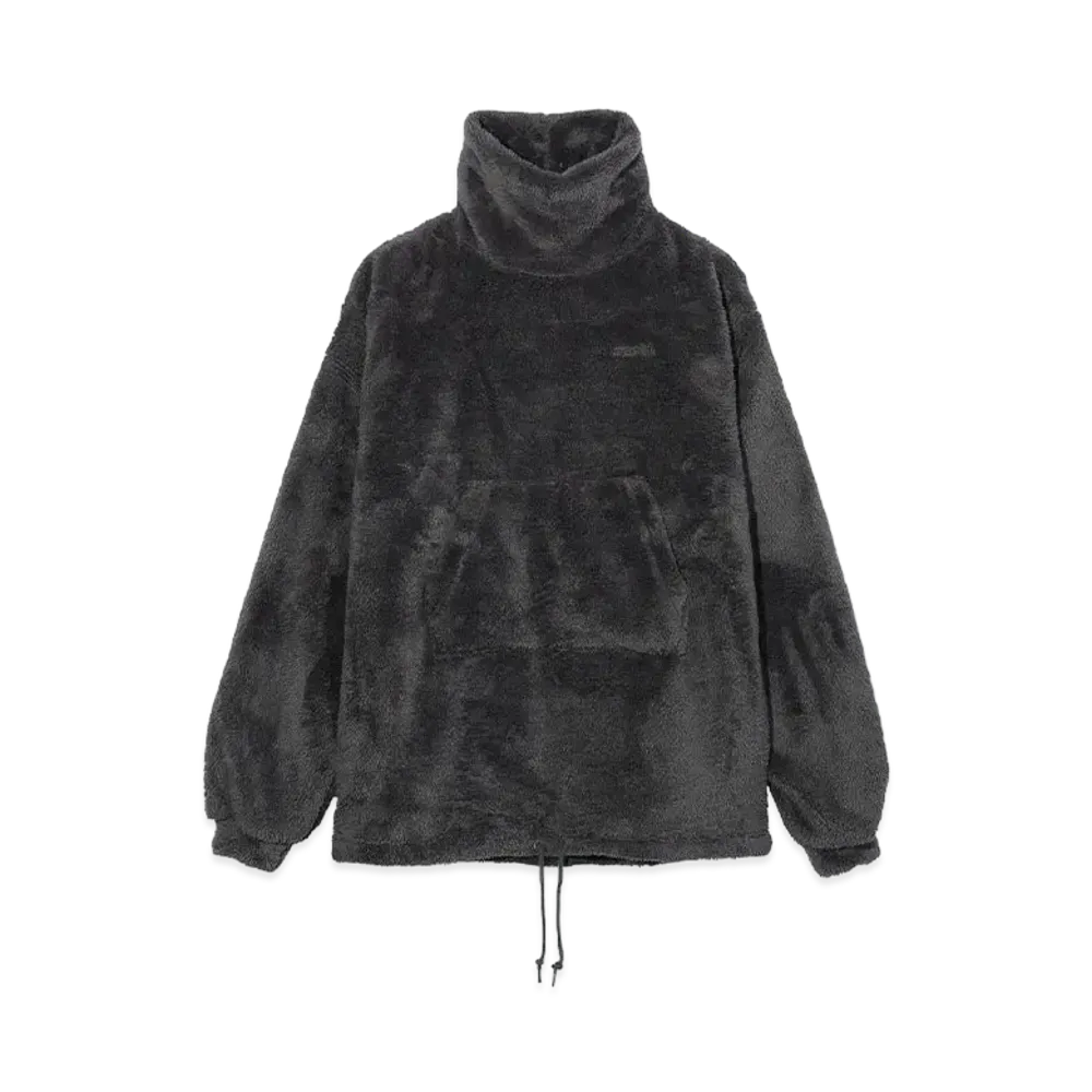 X-Girl Mock Neck Fluffy Tunic "Charcoal"