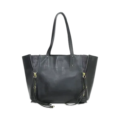Chloe MILO Leather Tote Bag "Black"