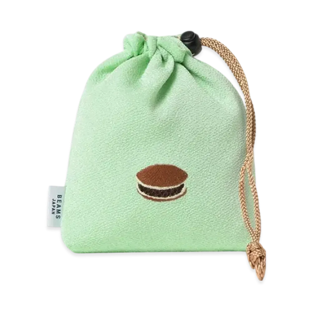 BEAMS Wagashi Embroidery Purse "Dorayaki"