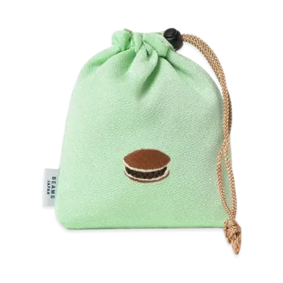 BEAMS Wagashi Embroidery Purse "Dorayaki"