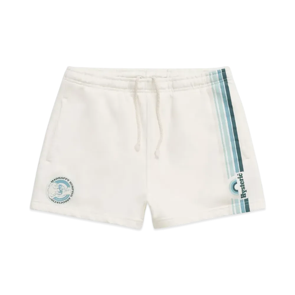 HYSTERIC GLAMOUR x madhappy Lightweight Fleece Short "White"
