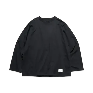 uniform experiment Loose L/S Tee "Black"
