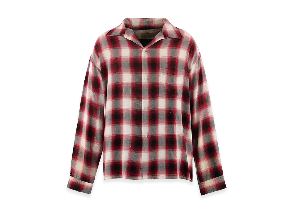 SAINT Mxxxxxx Rayon Shirt Check "Red"