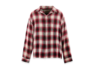 SAINT Mxxxxxx Rayon Shirt Check "Red"