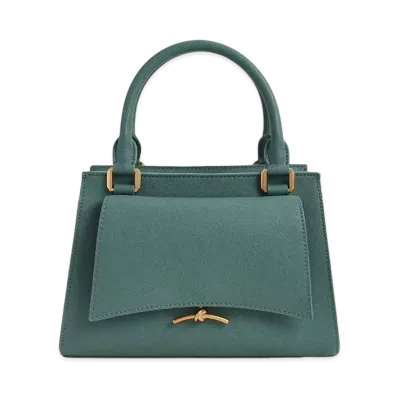 CHARLES & KEITH Huxley Trapeze Tote Bag "Teal"