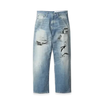 NEIGHBORHOOD x One Of These Days Washed Dp Basic Denim Pants "Indigo"